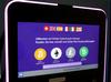 The exchange rates and logos of Bitcoin (BTH), Ether (ETH), Litecoin (LTC) and Bitcoin Cash (BCH) are seen on the display of a cryptocurrency ATM of blockchain payment service provider Vaerdex at the headquarters of Swiss Falcon Private Bank in Zurich, Switzerland