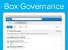 Box's new Governance tool for managing sensitive data.