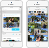 Facebook's Moments app lets users share photos from their smartphone camera roll with a select group of friends.