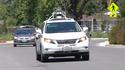 A Google self-driving navigates streets near the company's headquarters in Mountain View, California, on June 26, 2015.