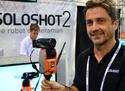 Chris Boyle with his Soloshot 2 robotic camera