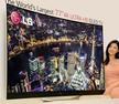 LG Electronics' 77-inch 4K OLED TV is shown in this undated handout from the company.