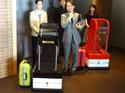 Porter robots are shown off at the Henn-na Hotel north of Nagasaki July 15, 2015. The budget hotel at the Dutch-themed Huis Ten Bosch amusement park is mainly staffed by robots. 