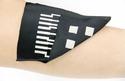 Japanese researchers said June 25, 2015, that they have made a prototype wrist band muscle activity sensor using functional ink that can maintain high conductivity while being stretched. The band has a muscle activity sensor that was produced by printing on each side of the flexible material’s surface.