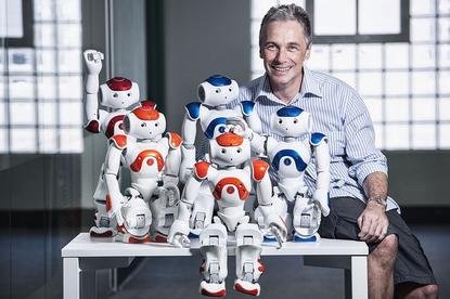 Professor Peter Corke from QUT is a leading roboticist who has developed the world's first robotics MOOCs designed for undergraduates. Credit: Erika Fish