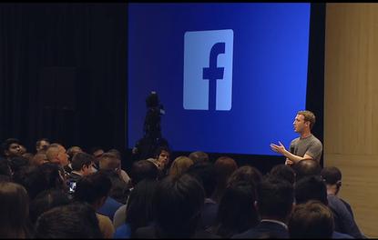 Facebook chief Mark Zuckerberg, speaking March 4, 2015, during a public Q&A in Barcelona, Spain.