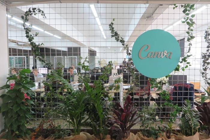 Canva has recently opened a new office in Surry Hills.